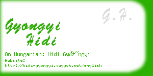 gyongyi hidi business card